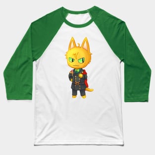 Villager - Cat Baseball T-Shirt